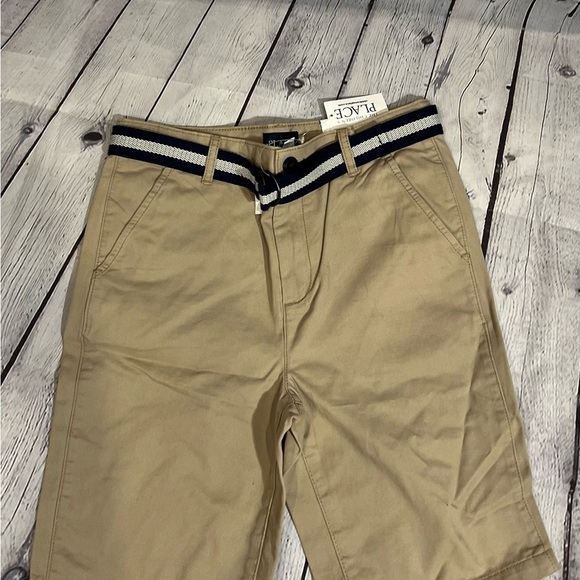 Children's Place Boys' Belted Chino Shorts NWT - Picture 2 of 9